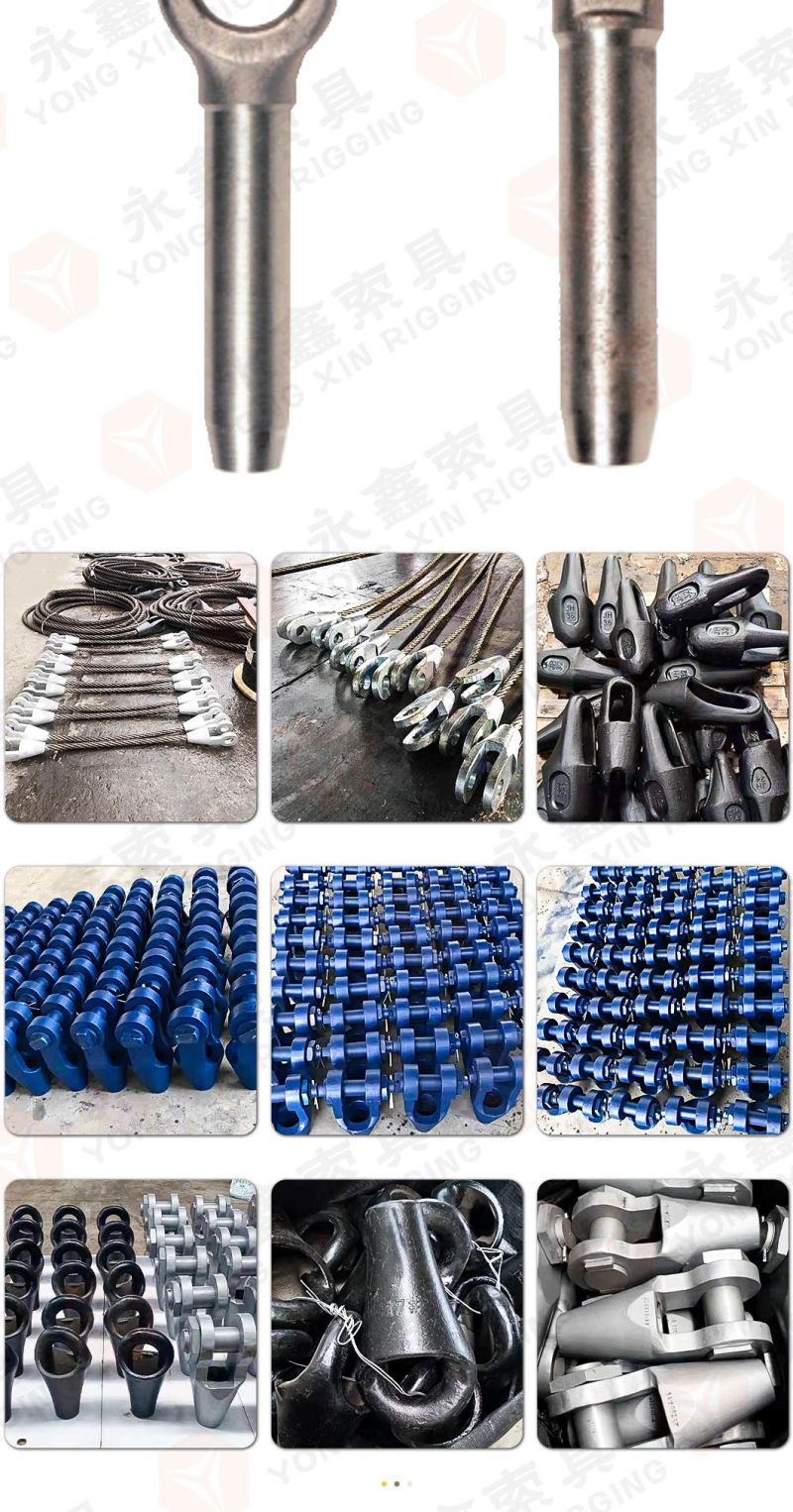 Us Standard Zinc Plated Galvanized G416 Grooved Open Spelter Socket
