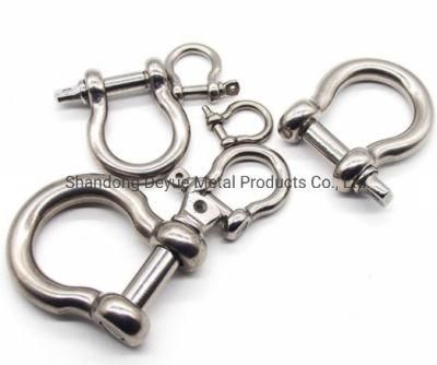 Anchor and Chain Shackle with Screw Pin G209 Bow Type Carbon Steel with Surface of Hot Dipped Galvanized