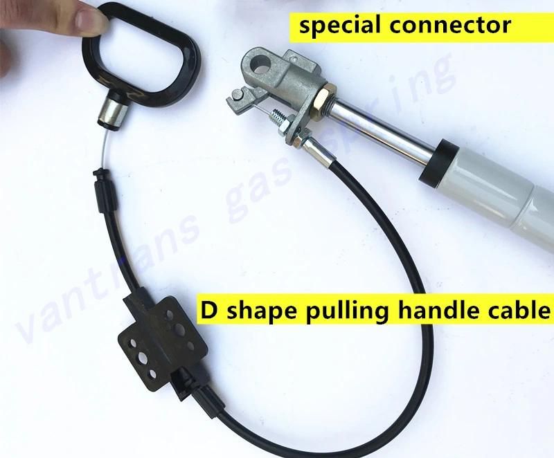 Adjustable Gas Spring Silver Gas Strut Fits for Bus Seat Studying Desk Lift Table