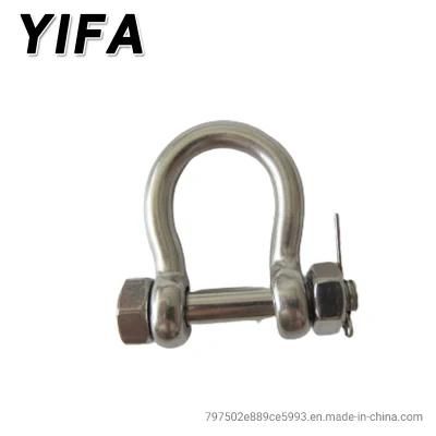 304 316 Stainless Steel Us Type Bolt Bow Anchor Shackle