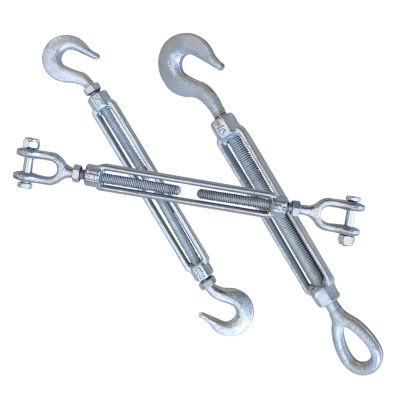 China High Strength U. S. Heavy Duty Galvanized or Zinc Coated Steel Jaw/Jaw Turnbuckle