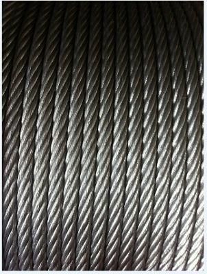 High Quality Ungalvanized Lifting and Hoisting Steel Cable 6X25fi