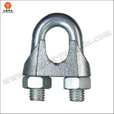 China Rigging Hardware Malleable U Shaped DIN741 Casting Steel Wire Rope Clip Clamp