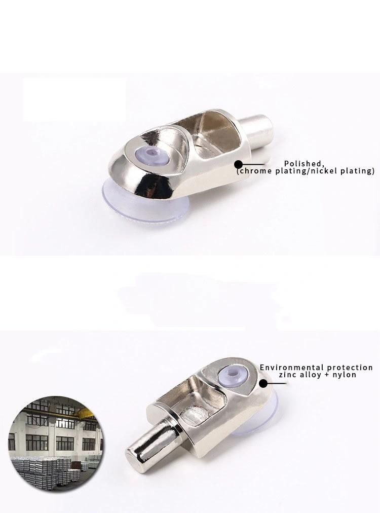 Hardware Accessories Zinc Alloy Plastic 9.3G Connector Fasteners Suction Bracket
