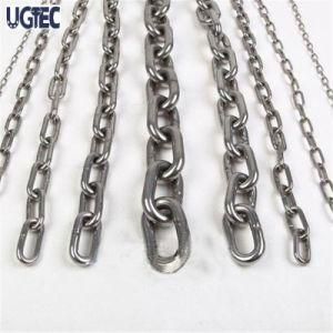 China High Quality High Strength Flash Welding Stainless Steel Link Chain for Handrail