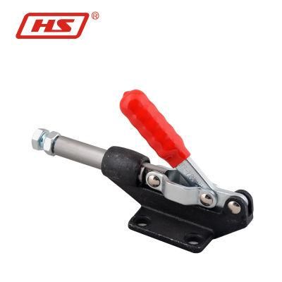 Haoshou HS-304-Em Similar to 608-M Metric Steel Zinc-Plated Pull Push Straight Line Toggle Clamps for Jig and Fixture