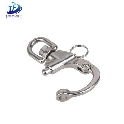 Customize Made AISI 304/316 Stainless Steel Hook, Spring Snap
