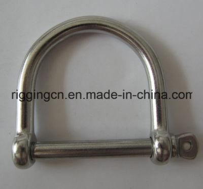 Customized Special Size Width D Shackle in Ss 316