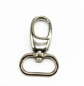 Hot Sale Stainless Steel Pet Swivel Snap Hook for Chain Accessories Dog Clips (HSG003)