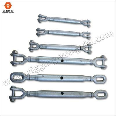 DIN1478 Wire Rope Turnbuckle Electric Galvanized Cable Turnbuckle with Eye and Eye Closed Body Pipe Tucrnbuckle