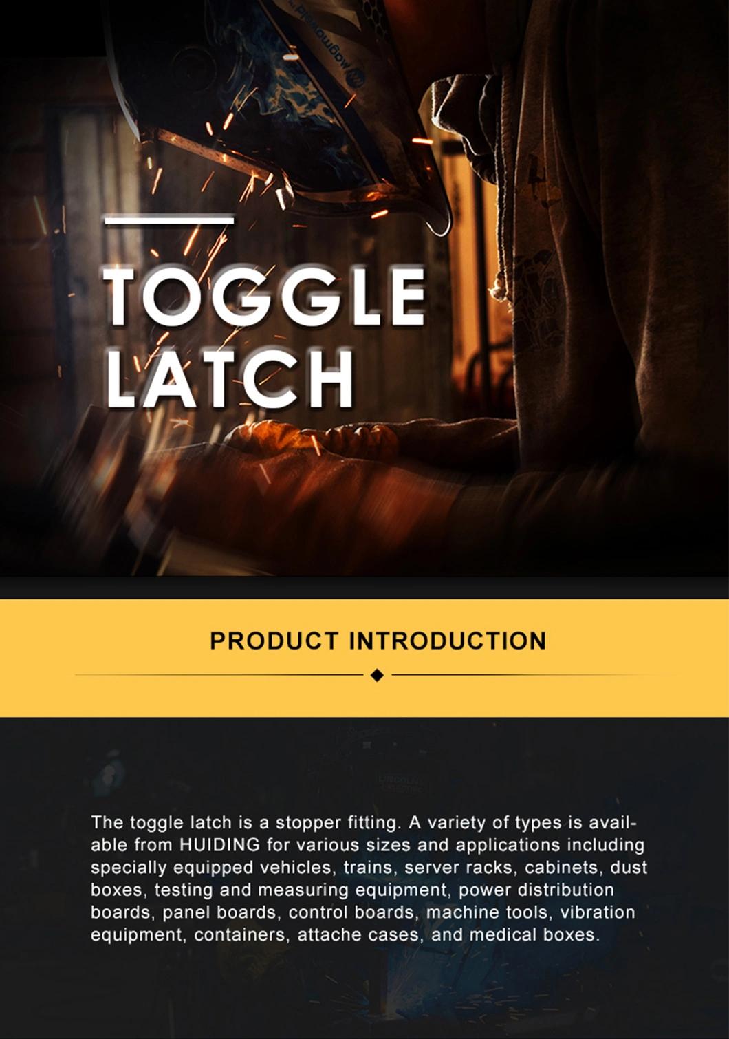 Stainless Steel Toggle Latch/Toolbox Stainless Steel Draw Latch Customized Machine Parts Fasteners Hardware Lockable Small Spring Toggle Latch