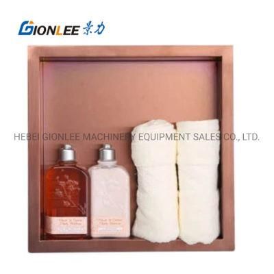 Good Look Stainless Steel Rose Golden Niches for Home/Hotel Bathroom/Toilet/Washing Room