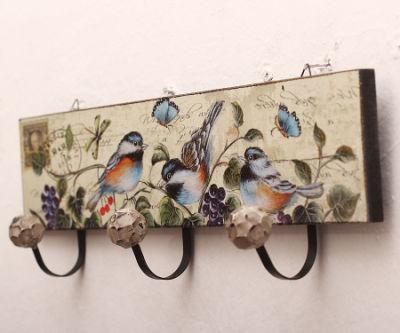 Antique Decorative Wall Birds Hook Garment Hook Wall Decoration