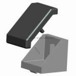 4040 Corner Fitting 4080 8080 Angle Brackets with End Cap Aluminum Profile Accessories