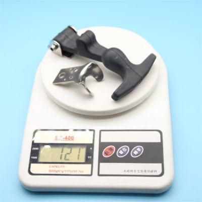Black Flexible T-Handle Rubber Hood Tie Down Latch Rubber Toggle Latch