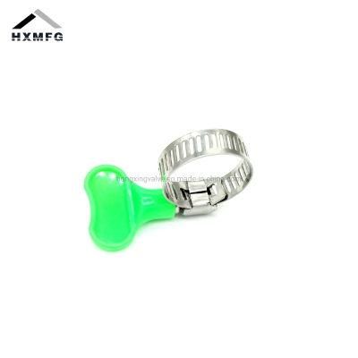 Plastic Handle America Version Stainless Steel Full Range Hose Clip