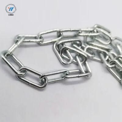 Electro Galvanized DIN763 Welded Steel Link Chain