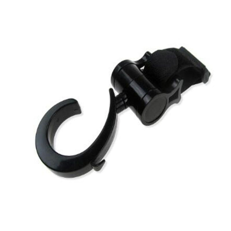 Plastic Velcro Adjustable Rotatable Baby Stroller Hook