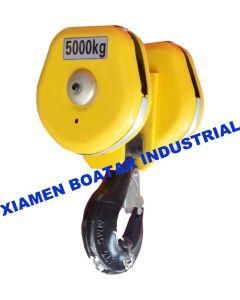 Hook for Electric Wire Rope Hoist Capacity 5ton, Double Pulley, Fall 4/1 or 4/2