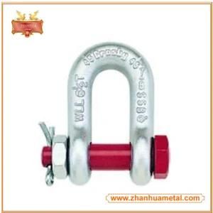 G210 Spraying Plastic Forged Bow Shackle with Pin