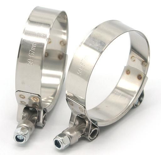 Pipe Clamps 304 Stainless Steel Radiator T-Bolt Hose Clamp