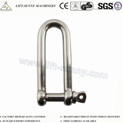 304 316 Stainless Steel European Type Long Dee Shackle
