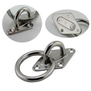 China Stainless Steel Oval Eye Plate with Ring
