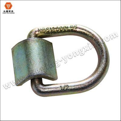 Truck Body Hardware Forged Lashing Metal D Ring Trailer Parts Lashing Rings Weld on Truck Lashing Ring