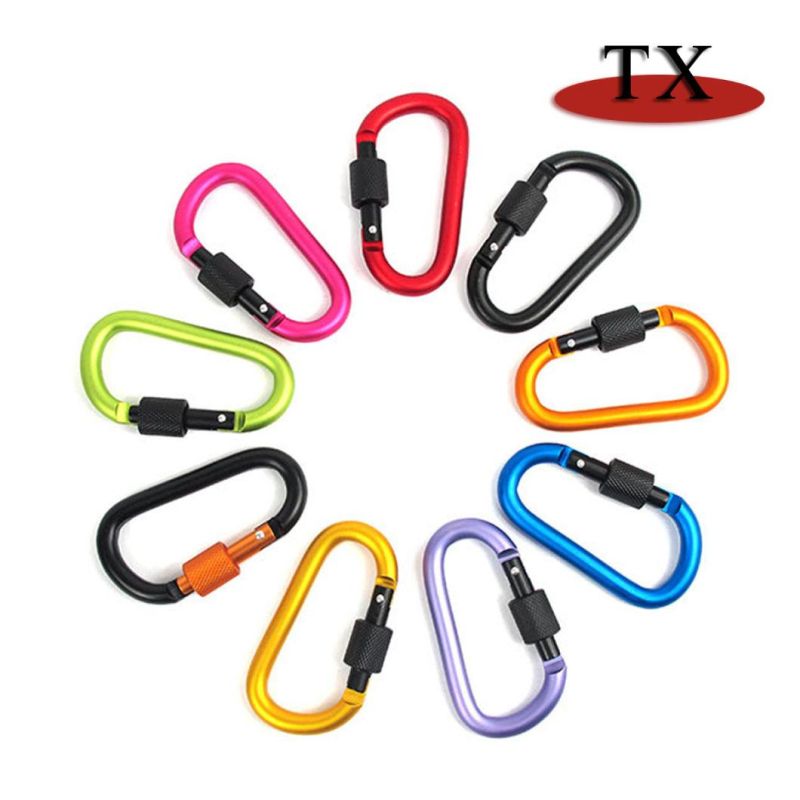 Portable Carabiner Hanging Buckle Aluminum Alloy Gourd Style Hanging Buckle