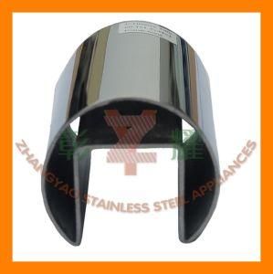 Stainless Steel Glass Clamp With Slotted Tube
