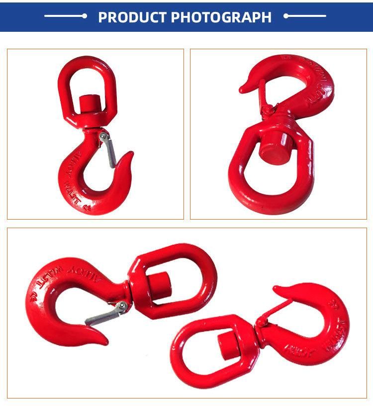 Alloy Steel G80 Clevis Hooks Hoist Eye Crane Clevis Safety Lifting Crane Hook with Latch