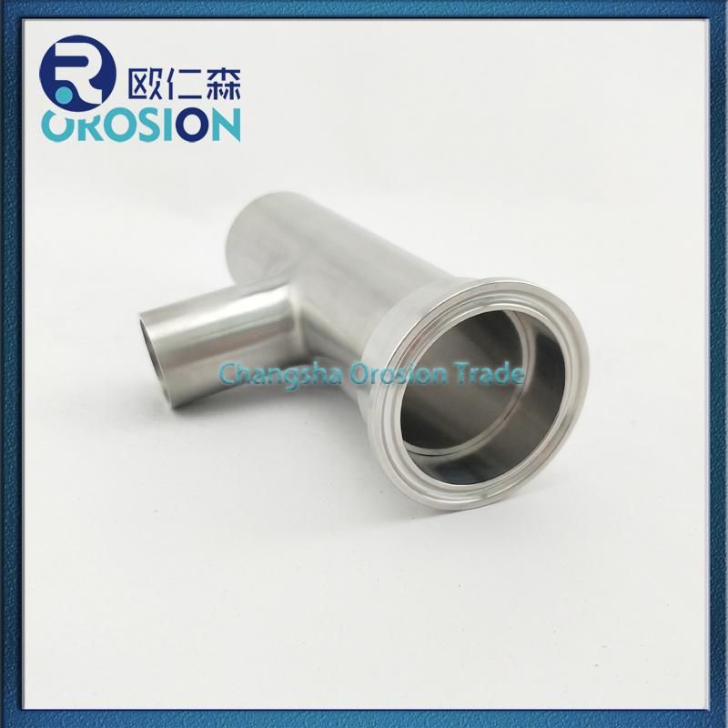 Stainless Steel Weld Tee for Sanitary Grade