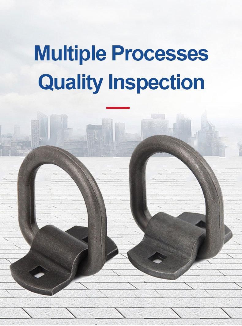 Drop Forged Galvanized Steel Weldless Ring D Ring
