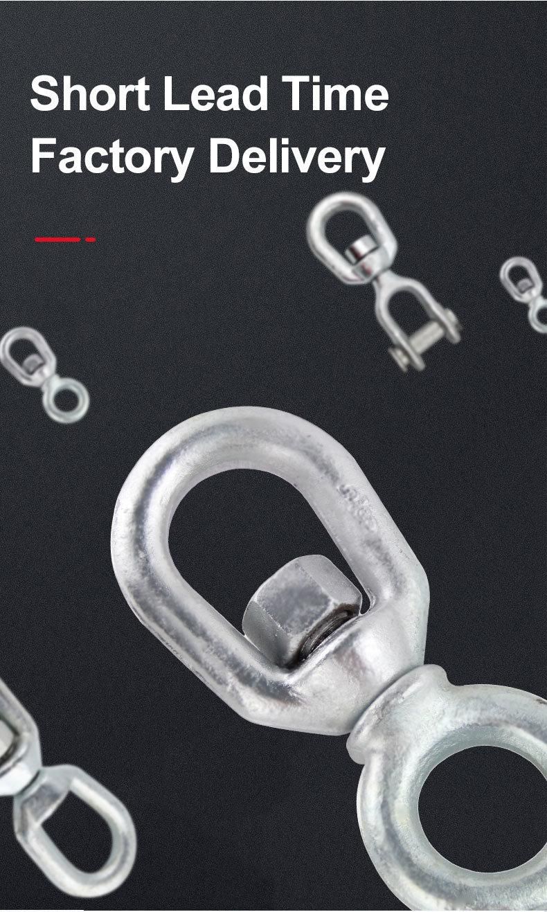 Forged Steel Us Type Swivel Ring with Link