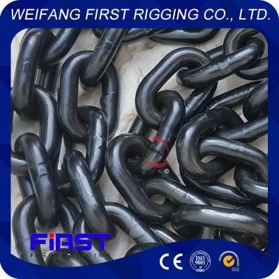 Best Sell! Alloy Steel G80 Load Chain with Black Oil