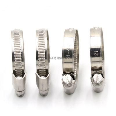 Germany American Type Stainless Steel Pipe Tube Hose Clamp