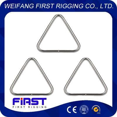 High Quality Lashing Metal Steel Drop Forged Galvanized Hardware Triangle Delta Ring for Sling Usage