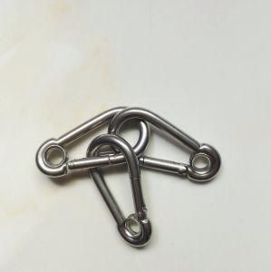 High Quality Custom Stainless Steel Carabiner Snap Hook with Eyes