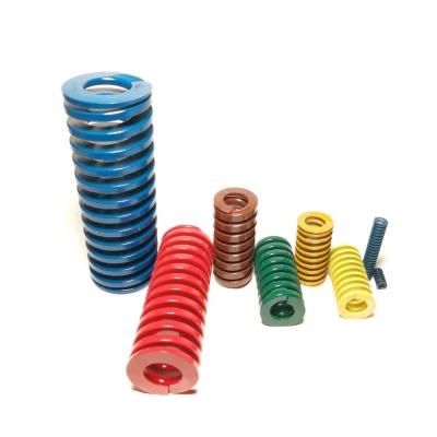 Factory Price Mould Helical Compression Light Load Blue Medium Load Red Die OEM Stainless Steel Die Spring