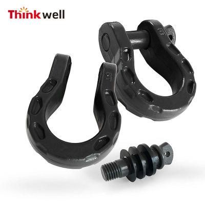 New Style Trailer Towing Black Shackle Drings