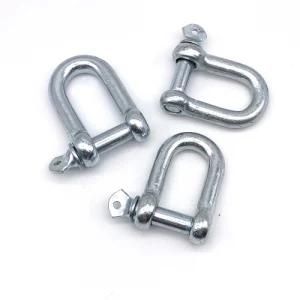 Hardware Rigging Carbon Steel JIS D-Shape Shackles JIS D Shape Shackles Customized