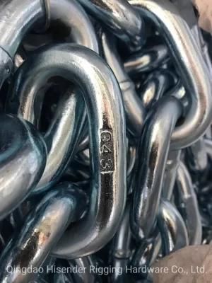 E. Galvanized DIN766 Welded Steel Link Chain