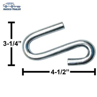 Trailer Safety Chain S-Hook - Fits 17/32&quot; Chain