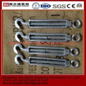 Marine Hardware Galvanized Commercial Type Malleable Iron Eye&amp; Hook Turnbuckle