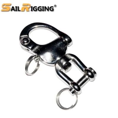 316 Stainless Steel Adjustable Swivel Jaw Snap Shackle Rotating