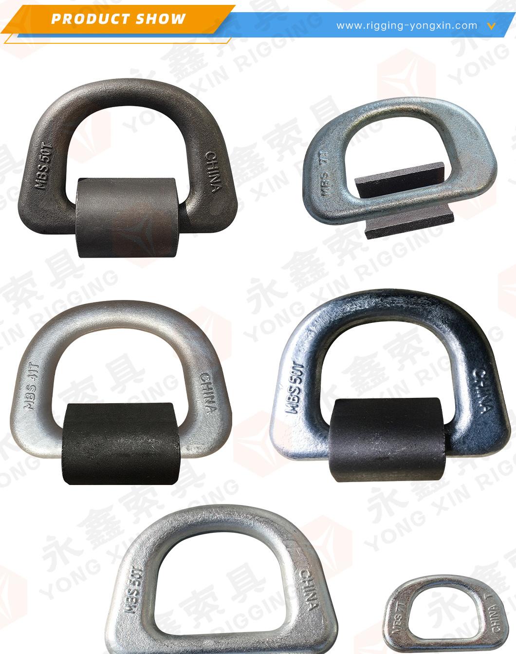 Carbon Steel Marine Parts D Ring Lashing Tie Down D Ring