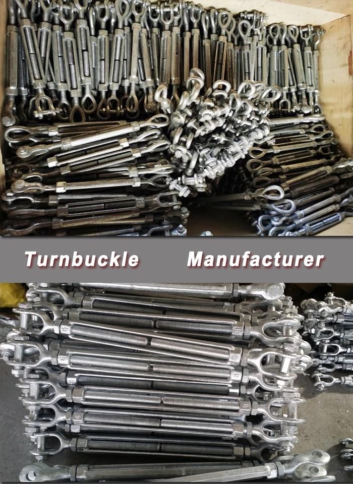304&316 Stainless Steel Us Type Eye and Jaw Turnbuckle