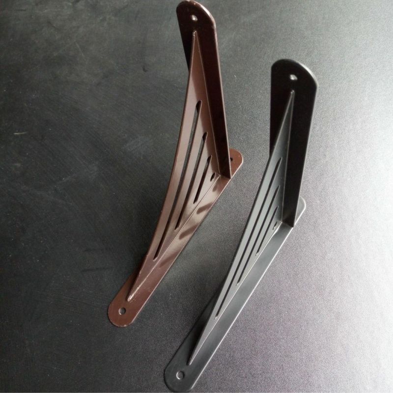 Right Angle Strengthen 194X200X26.5 Iron Shelf Modern Brackets for Bathroom/Kitchen/Bookshelf