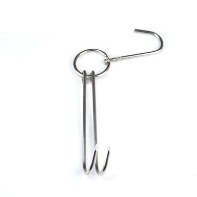 Customized Stainless Steel Spring Hook Stainless Steel Bacon Hook