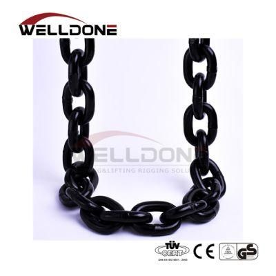 DIN En 818-2 G80 Lifting Alloy Steel Heavy Duty Industrial Lifting Chain Mine Link Chain DIN22252